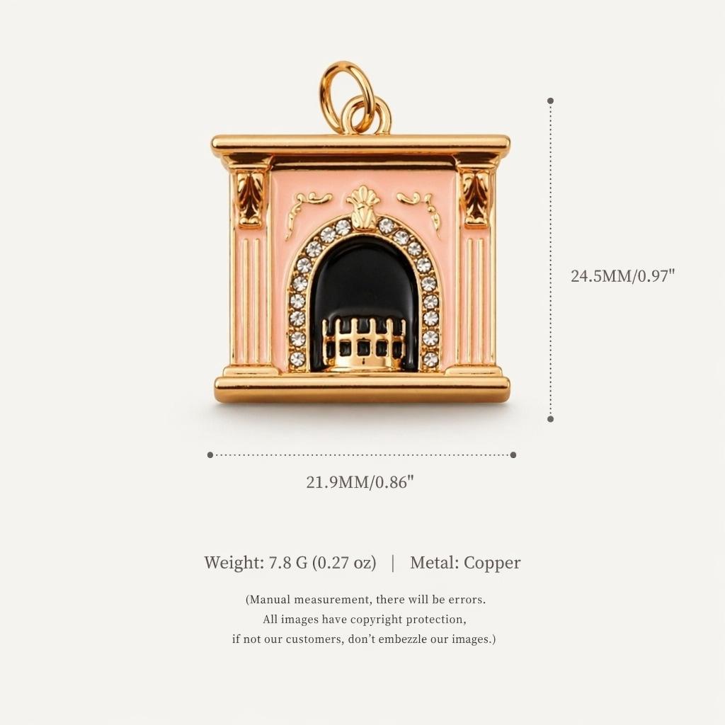 YML&Vintage Mini Furniture Pendants, Bathtub, Sofa, Vanity, Fireplace, DIY Alarm Clock, Charm Bracelet, Necklace Accessories