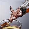 Wine Pourer Deer Elk Lion Wine Stopper Stainless Steel Bartender Tool Deer Head Wine Mouth Wedding Party Bottle Stoppers