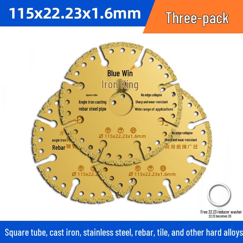 Stainless Steel Angle Grinder Disc: Iron Cutter, Metal Saw, Diamond Grinding Wheel, Tile Grooving