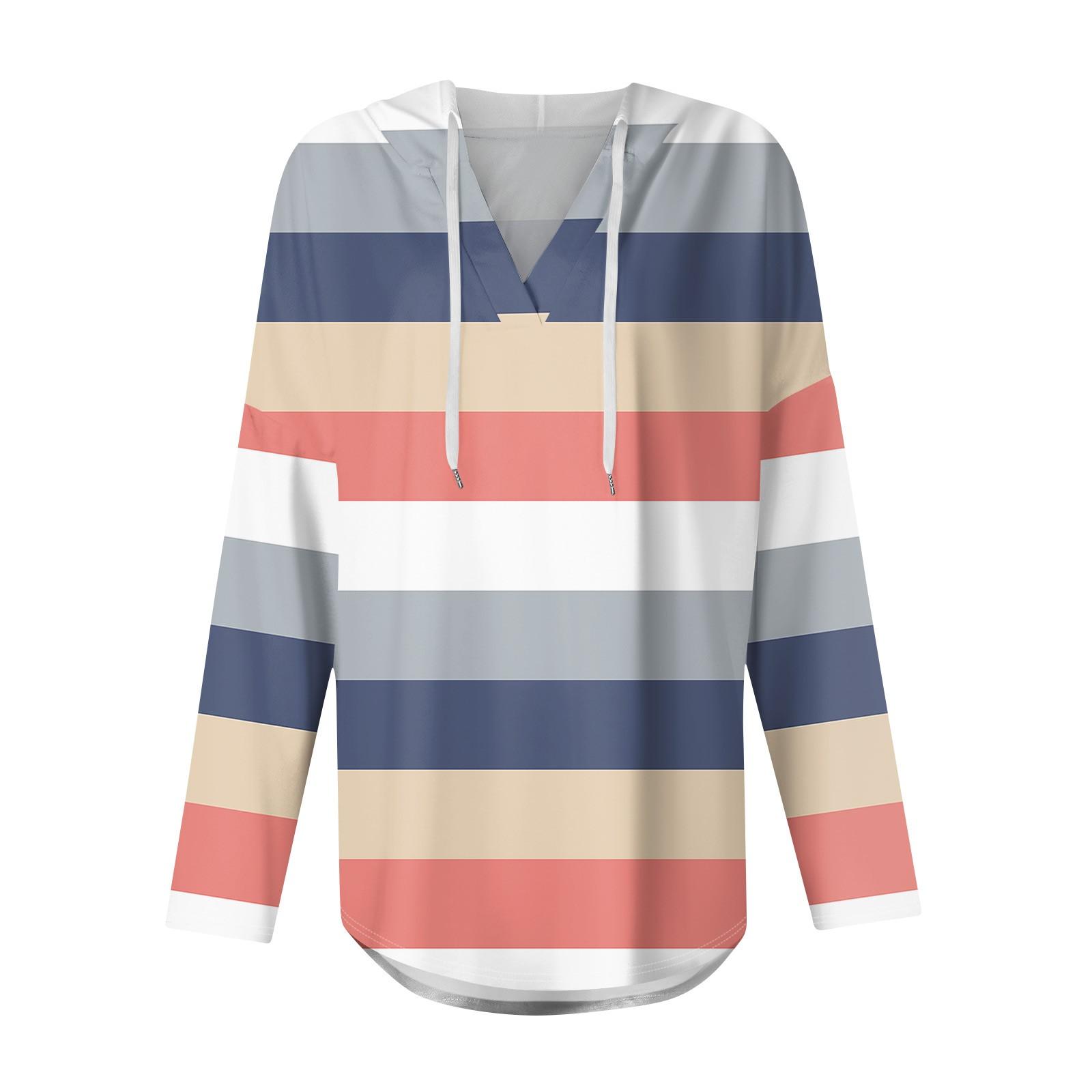 Женская мода повседневный свитер с V-образным вырезом и длинными рукавами — фото 3