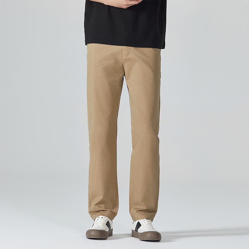 Spring and Autumn Casual Pants Pants Men's Business Casual Pants Fashion Joker Loose Straight Comfortable Fabric.