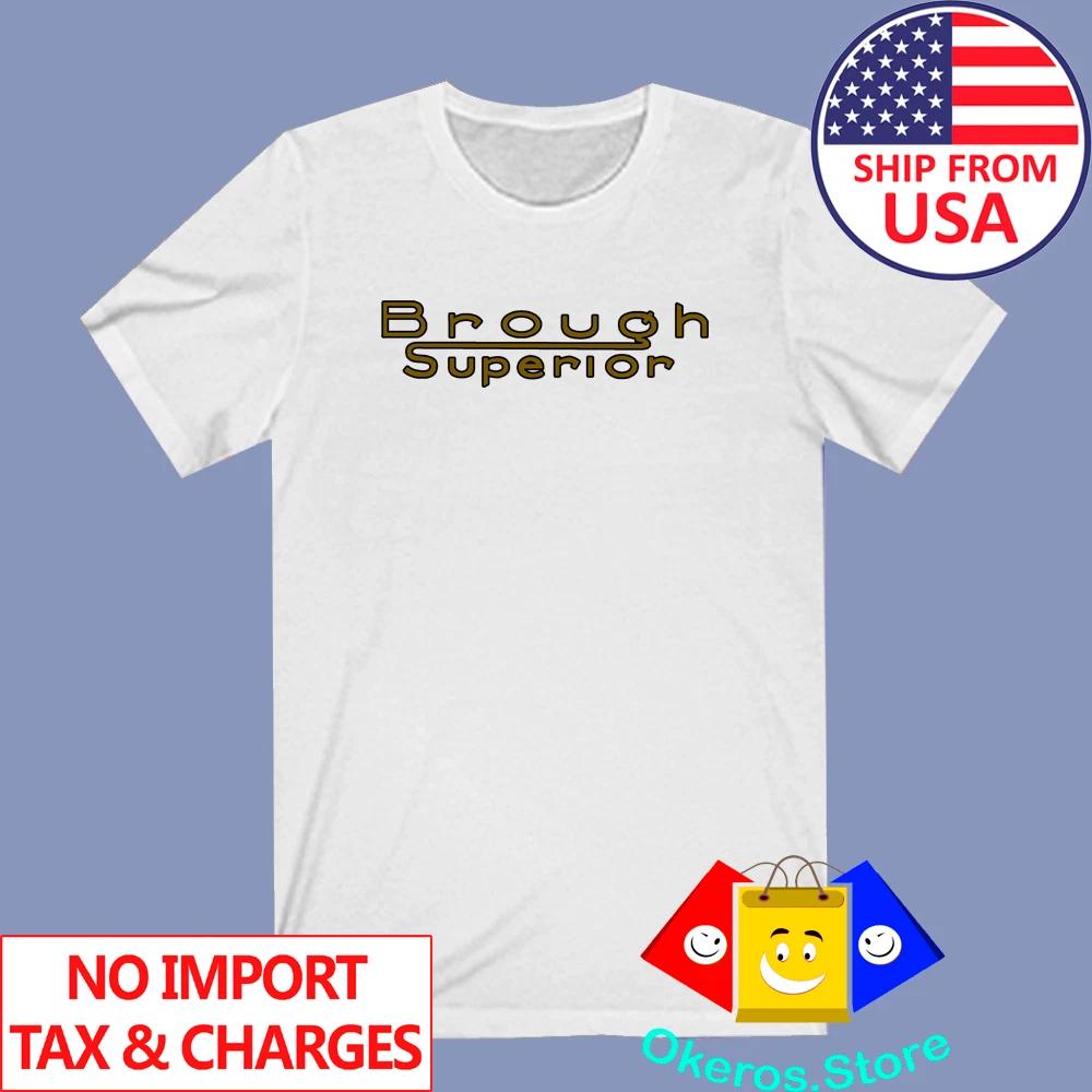 Brough Superior Motorcycles Men s White Size S to 3XL M