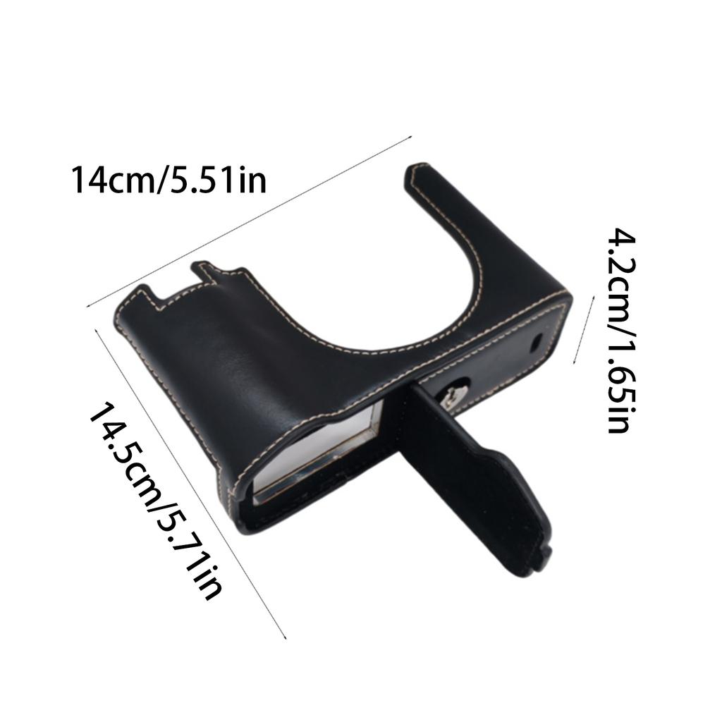 Leather Camera Cover For GFX100RF Offering Shock Absorption And Unobstructed Control Accessibility