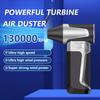 Electric Air Duster 3 Gear Adjustable Blowing Snow Cleaning Blower Tool 130000RPM Car Fan Portable Type-C Charging Turbo Jet Fan