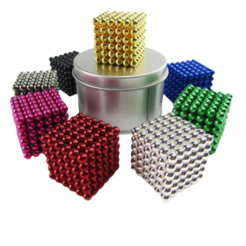 Neodymium Iron Boron Toy Magnet Silver 3-5mm Strong Magnetic Ball