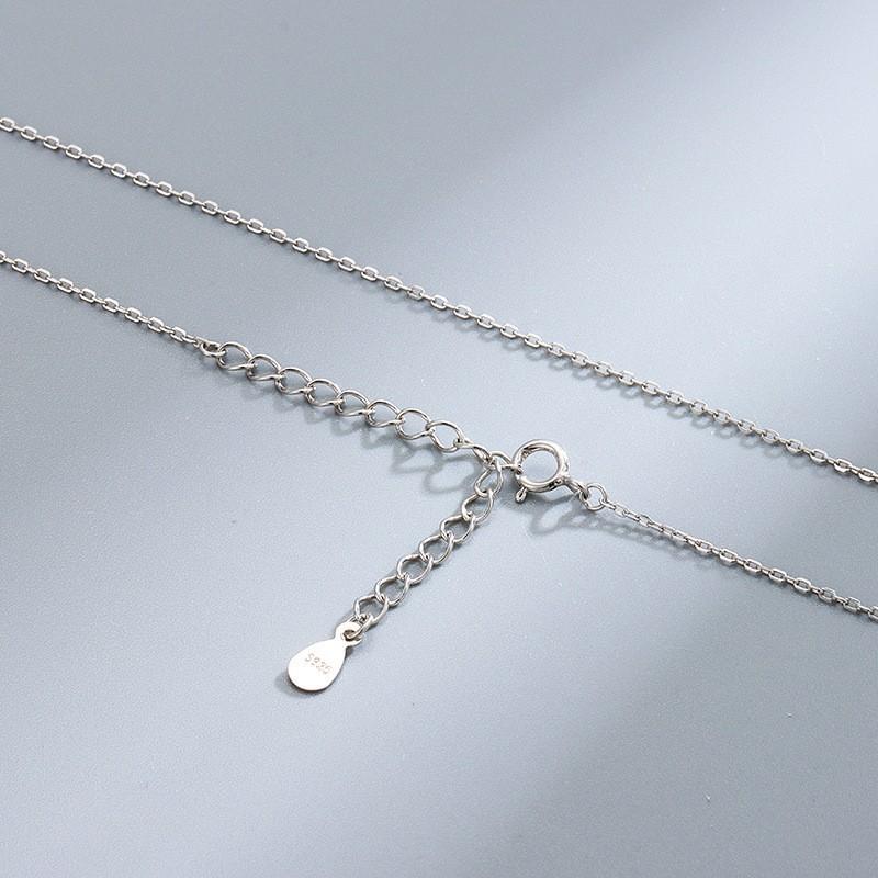 S925 Sterling Silver Gold Plated Collarbone Chain Round Beads Snake Bone Box Twisted Flower Chain Necklace Fashion Jewelry
