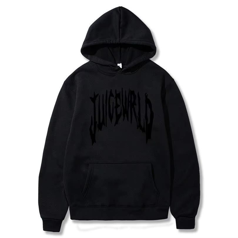 Sudadera con capucha con estampado de letras Rapper Juice Wrld 999 ropa deportiva informal de moda Y2k para mujer Sudadera
