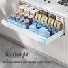 Hongfu White Pull-Out Expandable Kitchen Cabinet Organizer