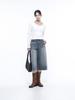Chaenseseunoi Slim Fit Open Neck Long Sleeve White/W251Tp08Wh