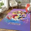 Custom 1Pc Princesses Flowers Rug Office Carpet Indoor Outdoor Entrance Doormat Nonslip Soft And Comfortable Living Room D916209