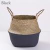 Straw Woven Flower Pot Basket - New Grass Planter for Indoor Outdoor & Multi-Use Dirty Basket