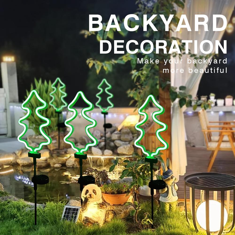 Flamingo Solar Garden Lights Outdoor Decor Waterproof Lawn Light Pathways Patio Decoration Stake Lights Holiday Supplies