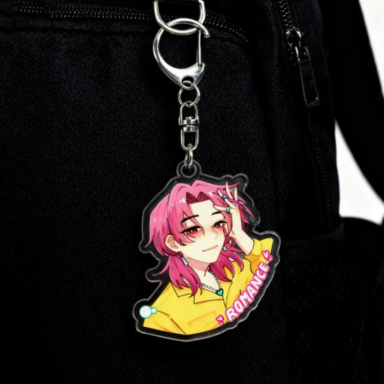 Yousheng Hexenjäger Schlüsselanhänger Reichhaltige Charaktermodellierung Leichter Tragbarer Schlüsselanhänger Lebendige Farbe Anime Mädchen Anhänger Schlüsselhalter