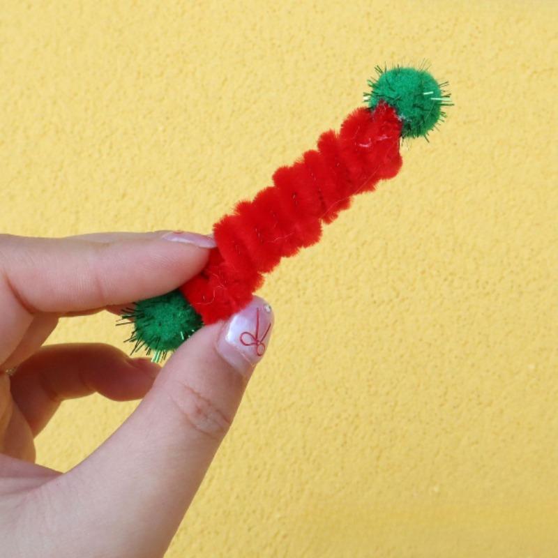 5Pcs/Set Cat Interactive Toy Plush Spring Cat Toy Indoor Colorful Cat chewing Toy Pet Supplies