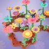 Flower Arrangement Toys Interconnecting Blocks Toys Building Garden Game Growing Flower Blocks