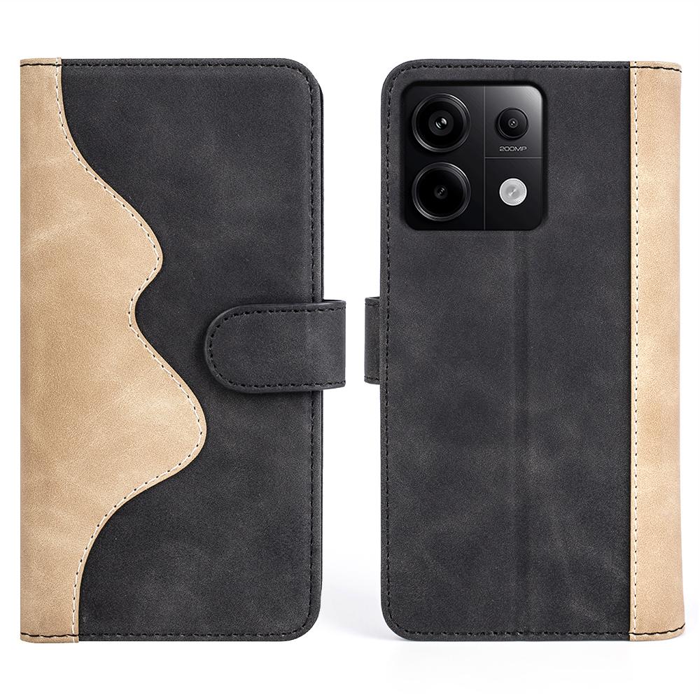 For Xiaomi Redmi Note 13 Pro 5G/Poco X6 5G Case Fully Wrapped PU Leather Wallet Phone Cover