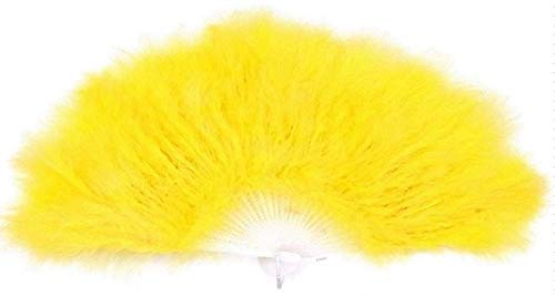 KitMall 8-Color Set of Fluffy Juliana Feather Fans, Perfect for Cosplay, Costumes, Disco, Bodycon, and Weddings (8-Color Set)