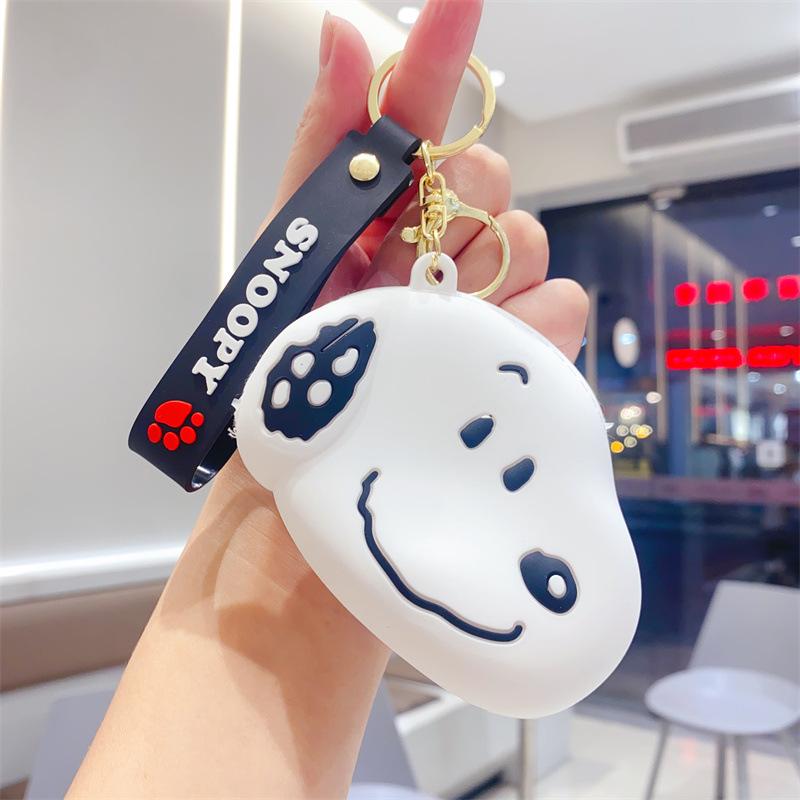 Cartoon Animal Silicone Keychain Bag - Kids' Coin Purse & Toy Pendant