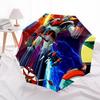 Robots, Action- Automatic Opening and Closing, 8-rib Structure Portable Umbrella, Suitable for Men and Women In All Seasons - Perfect Gift F
