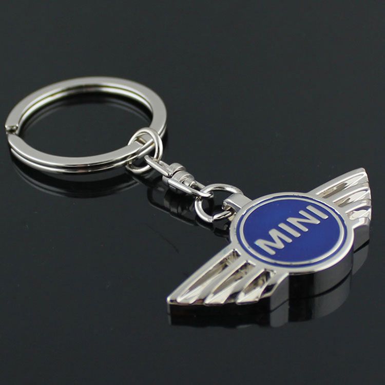 Metal Car Emblem Keychain Keyring Rings for Mini Cooper JCW R50 R52 R53 R55 R56 F54 F55 F56 F60 CLUBMAN COUNTRYMAN Accessories Pwaxk99 4f