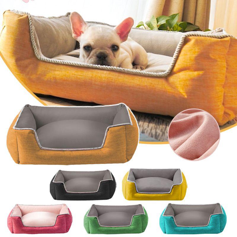Bequemes Haustierbett für Hunde und Katzen Waschbares und wasserdichtes Schlafkissen