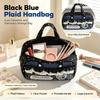 Plaid Polka Dot Lace Pencil Case Large Capacity Multi Compartment Clear Itabag Handheld Pen Bag