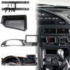 Black Matte Interior Radio Console 9 Inch Car Fascia Dash Kit for NIVA 2009-2020 LADA Modification TRAVEL2020+ LHD, Stereo Frame Bezel Adapter Android