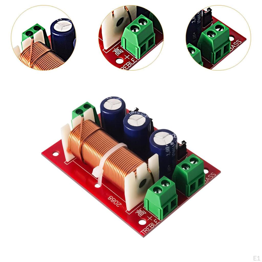 Speaker Crossover Board 2 Way Crossovers Bass Home Audio DIY Two