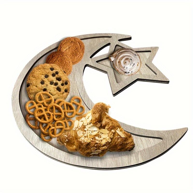 Stars and Moons, Decorations for Ramadan Eid, Dessert Trays, Great for Room Decorations, Crafts, Valentine's Day Decorations, New Year Ornaments