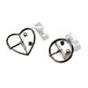 Fashion All-Match Resin Plastic Fully Transparent Belt Circle Buckle Heart Buckle Women's Belt Jeans Students'