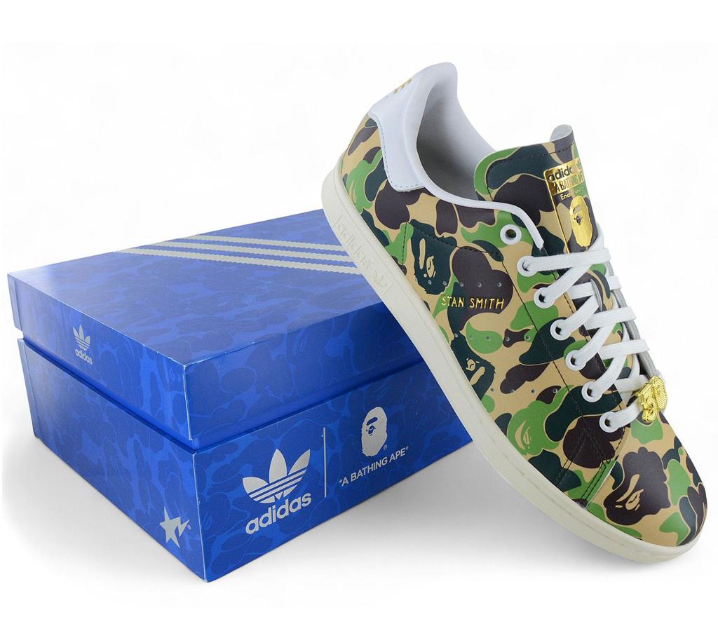 adidas X BAPE - Stan Smith ABC Camo - Men's Shoes Sneakers Camouflage IG8949 ORIGINAL