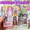 8pcs KPop Demon Hunters Cartoon DIY Stickers Bulk Anime Doodle Decals for Luggage Water Bottles