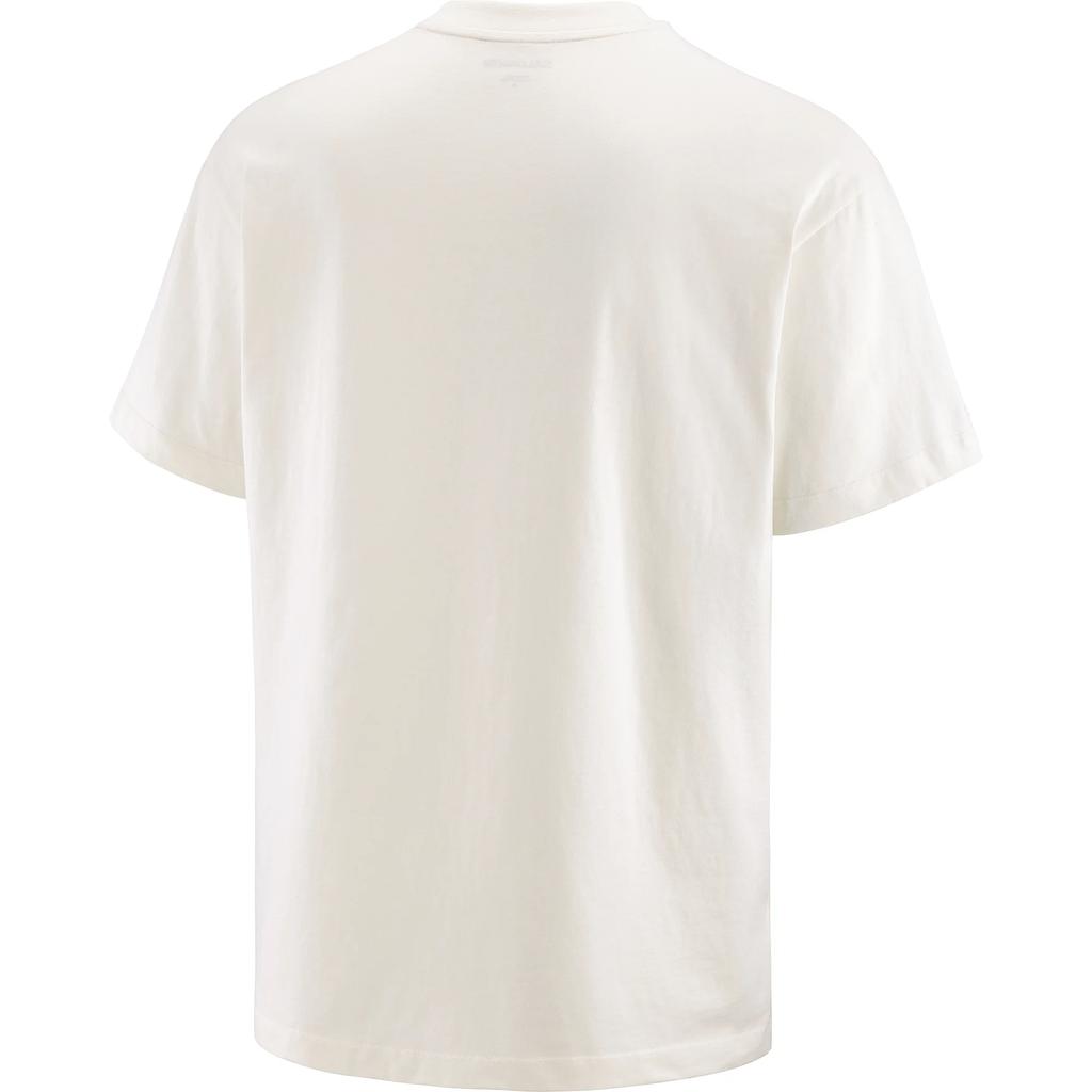 SALOMON Logo Solid Color Short Sleeve Cotton Breathable Loose T-Shirt Men Tops LC2836500