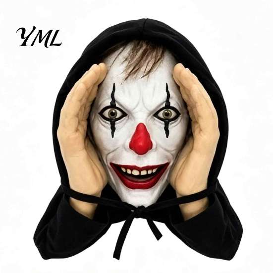 Strašidelné samolepky na okno, Strašidelná maska na žert, Realistická halloweenská strašidelná rekvizita na sklo, venkovní ozdoby, Povrchy, Děsivá závěsná dekorace obličeje, Strašidelná
