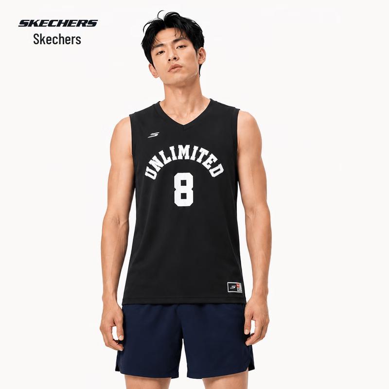 Skechers Men's Quick-Dry Sleeveless Sport Vest