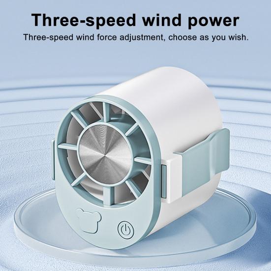 Tragbarer Clip-on-Ventilator Auto-Clip-on Klimaanlagenventilator Leichter Leiser Betrieb Ventilator für Outdoor-Reisen Camping Büro