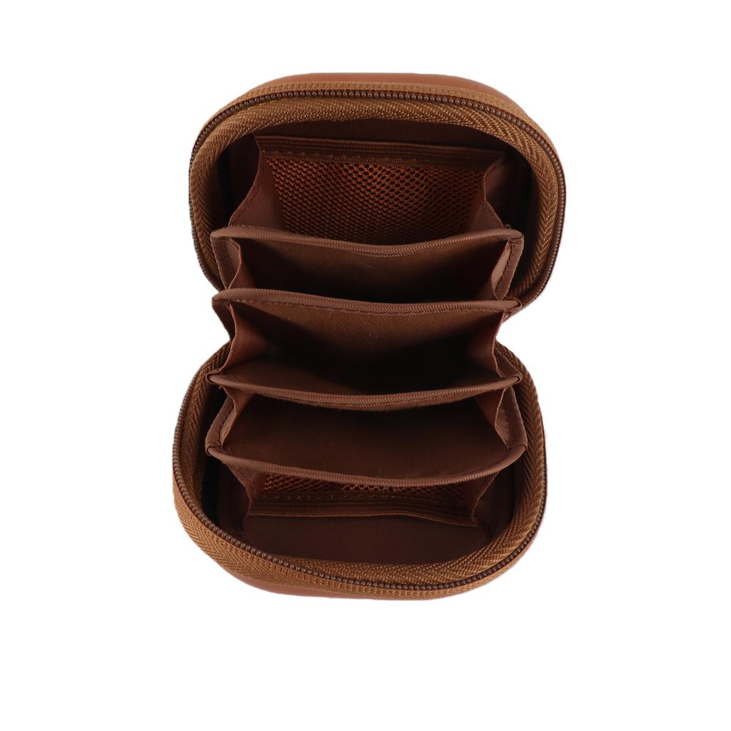 PRO TANLE Filter Hard Storage Case PU Leather  Ive Bag Dust-Proof Carrying Punch Holds 5PCS Up To 82mm Filters for UV CPL ND Graduated Neutral D
