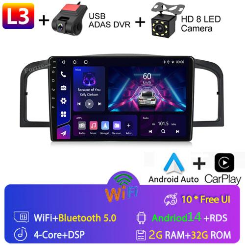 Android 13 For Lifan 620 / Solano Navigation GPS 4G WIFI Car Radio Multimedia Stereo Video Player Carplay Auto 360 Camera QLED