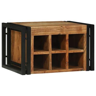Wine Rack 2 Pcs 46 X 35 X 27.5 Cm Solid Acacia Wood