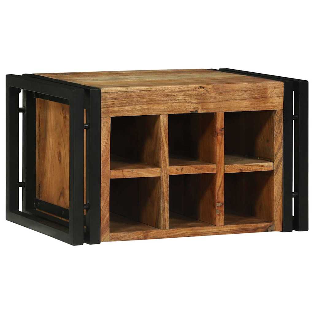 Wine Rack 2 pcs 46 x 35 x 27.5 cm Solid Acacia Wood