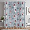 Kitchen Curtains 2 Pieces Christmas Tulle for Bedroom Window Curtain Halloween Decoration Elegant Room Curtains Shades Partition