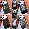 Gym Inspirational Motivational Quotes Phone Case for iPhone 16e 15 14 13 12 17 Pro Max Plus Air 17pro Cover Coque