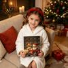 Christmas Tree Pendant Decoration Set Advent Calendar, 24 Day Countdown Box with Highland Cow Creative Souvenir for Family Acrylic Pendants,