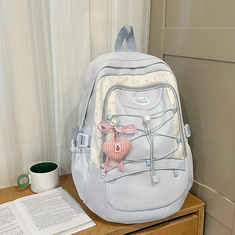 junior high school students, large-capacity travel mountaineering backpack ins trendy versatile backpack for women