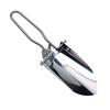 Folding Stainless Steel Garden Shovel for Worms, Mud, and Sand