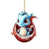 Lifelike Flying Dragon Baby Pendant Cartoon Xmas Tree Flat Pendant  New Year Gift