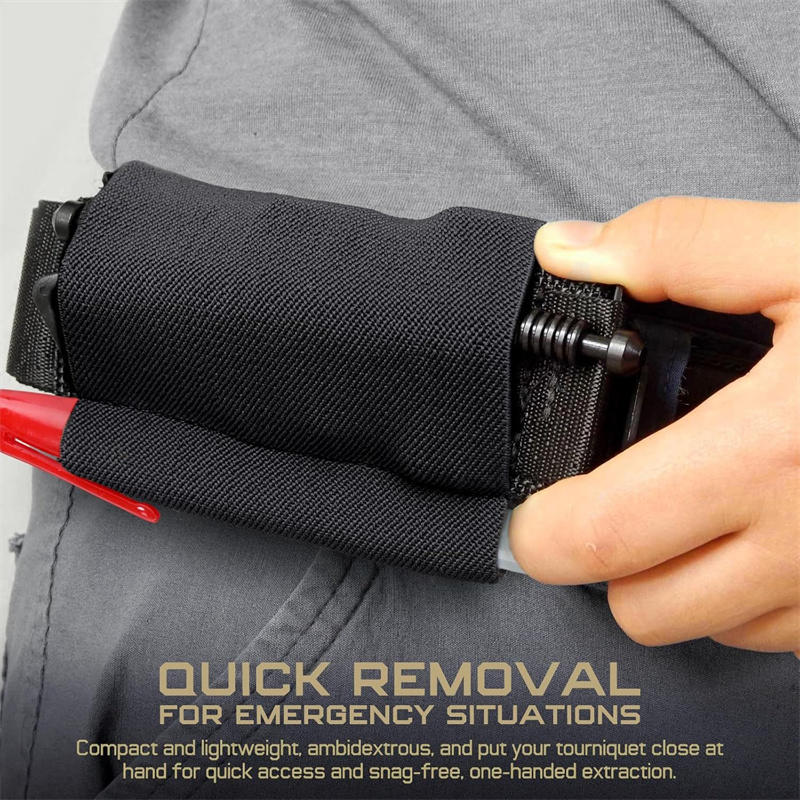 TQ Tourniquet Halter Riemen Taktischer Gürtel Befestigung Tragbar Elastische Befestigungsschlaufe für Outdoor Notfall Erste-Hilfe-Kasten