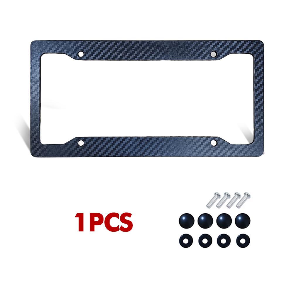 1/2PCS Racing Style US EU Standard ABS Car License Plate Frame For Tofu Akina Fake Taxi Spoon Hokkaido Decoration Car Accessorie License Plate Covers