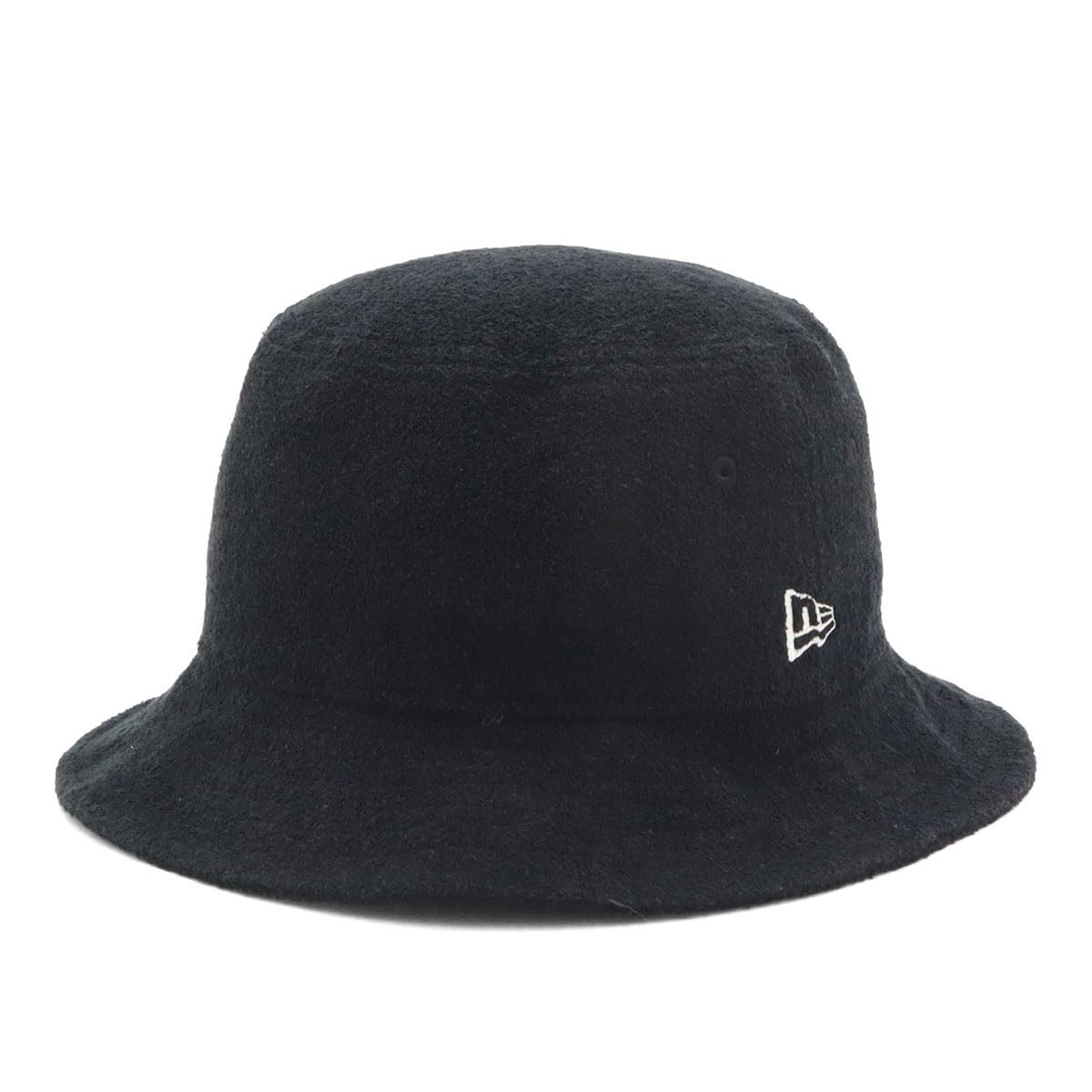 

New Era Bucket Pile Size BUCKET01 PILE BLK SWHI Hat, Material, Black, S/M,