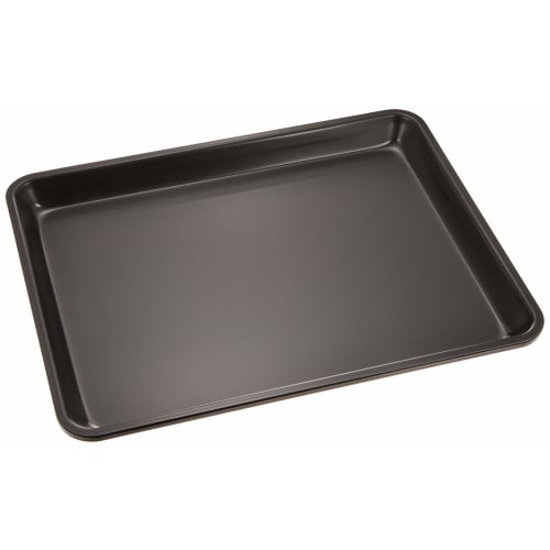 Endo Shoji TKG Baking Tray, 8-Bag Shallow Oven Baking Tray, Made of High-Heat Iron for Preventing Uneven Baking, External Dimensions: 430 x 340 x 30 m